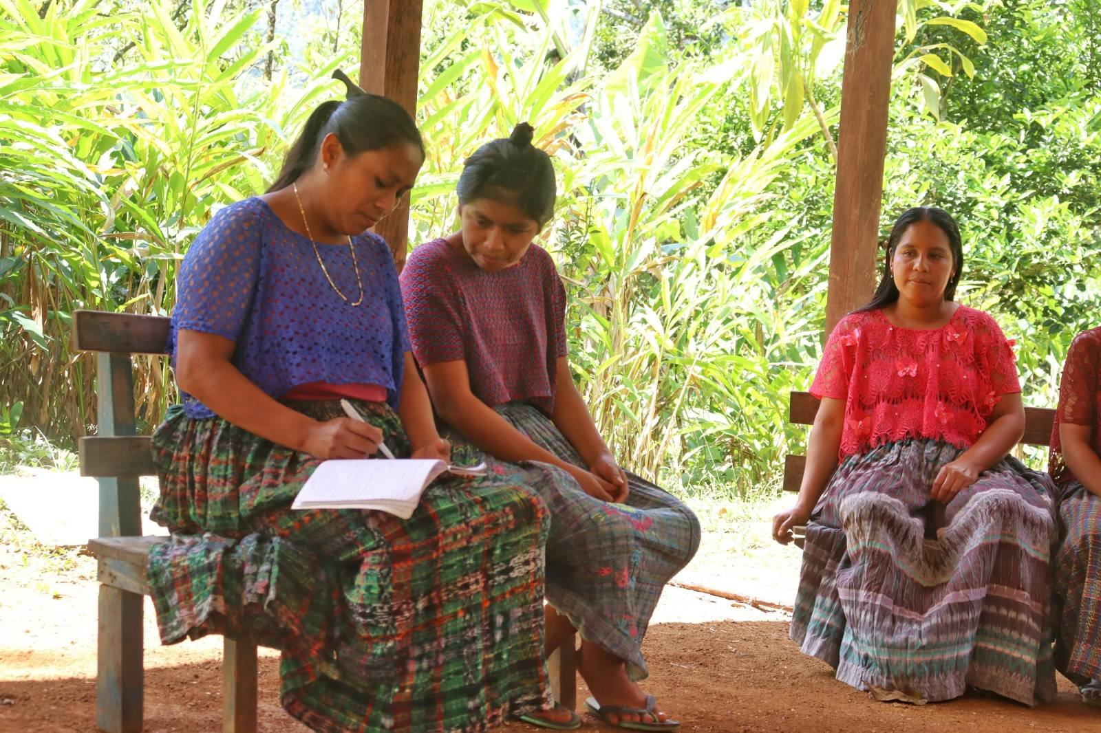  Otilia Choc es la coordinadora del grupo. Foto Juan Bautista 